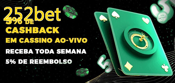 Promoções do cassino ao Vivo 252bet